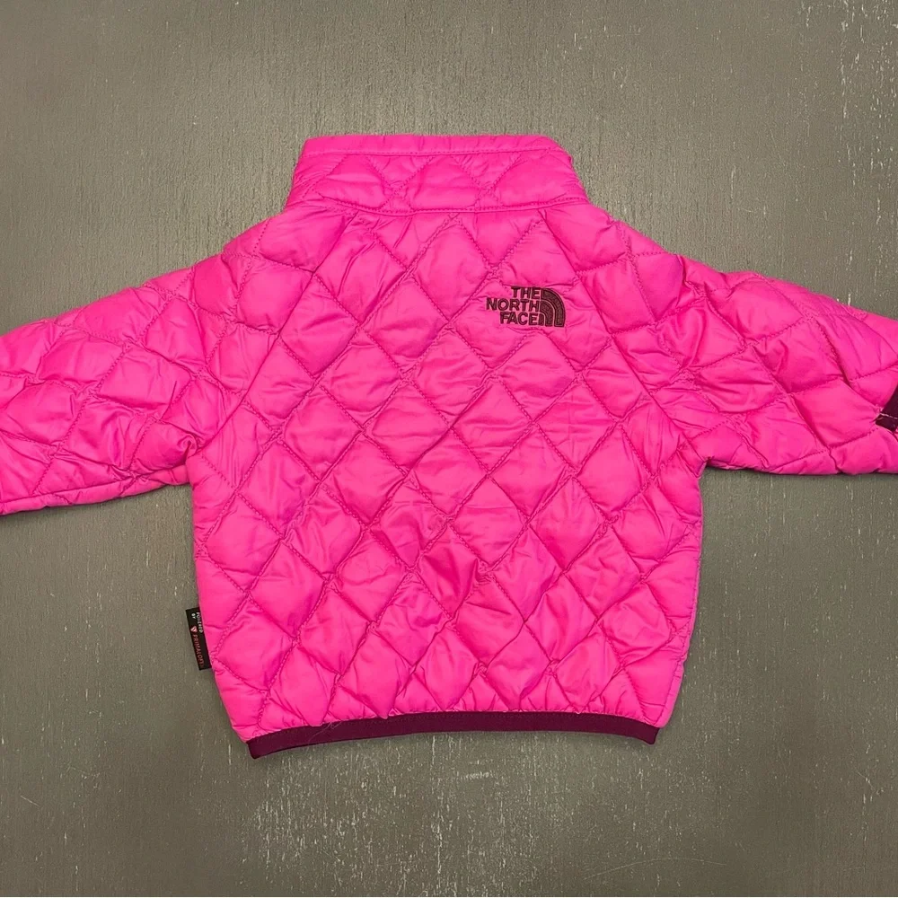 The North Face Kids Hot Pink Quilted Puffer Jacket